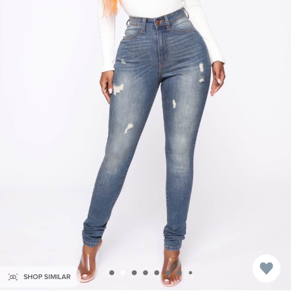 Give Me All Of You Jeans - Medium Blue
